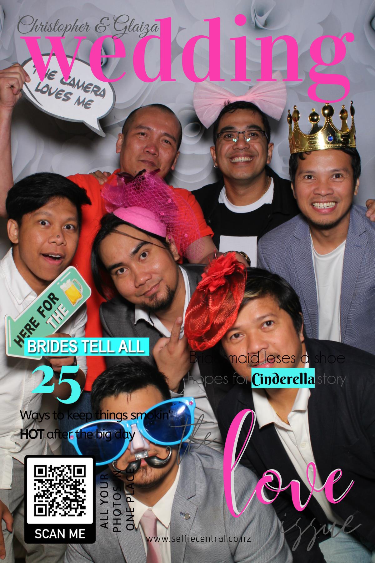 Christopher and Glaiza's Wedding | View more photos from the event at gallery.photobooth.co.nz/u/SelfieCentral/Christopher-and-Glaizas-Wedding